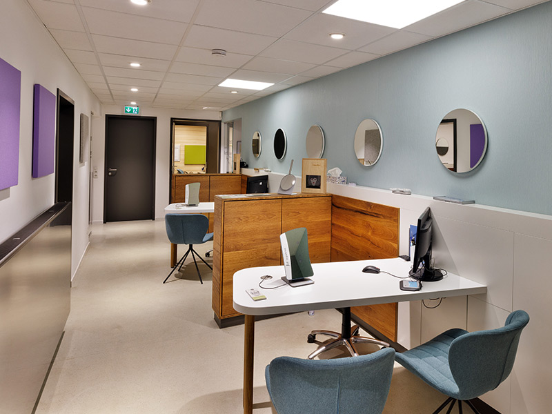 Beratungsplatz im Ladengeschäft – Optikhaus Birkenkämper